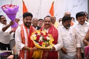 Alt Name: Mahesh Kumar Goud takes charge as TPCC president