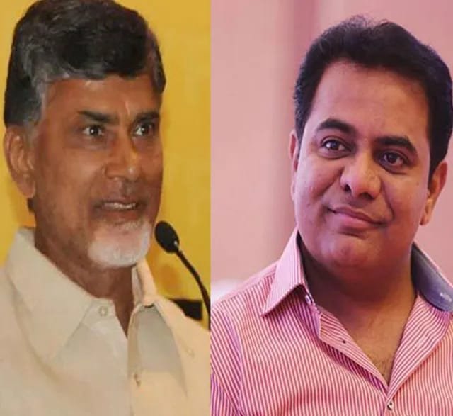 చంద్రబాబుపై కేటీఆర్ ప్రశంసలు - వరద సహాయక చర్యల్లో ఏపీ సర్కార్ ఆధిక్యం.