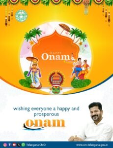 Alt Name: CM Revanth Reddy Onam Greetings