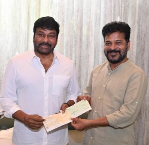  Alt Name: Chiranjeevi Donation to CM Relief Fund for Flood Victims