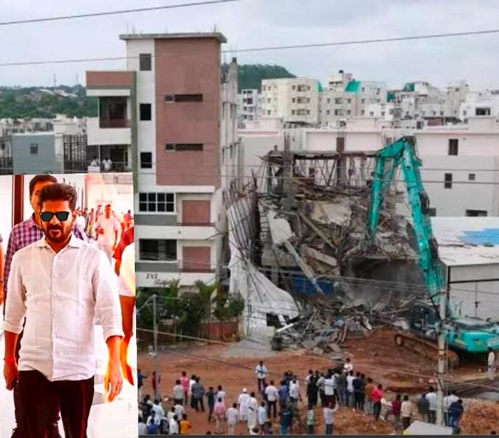 Hyderabad building demolition controversy