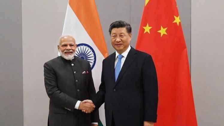 Modi Jinping Meeting at BRICS 2024