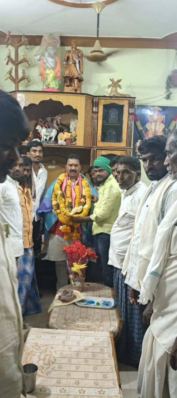 Bhainsa Market Committee Chairman Felicitation by Youth Leaders