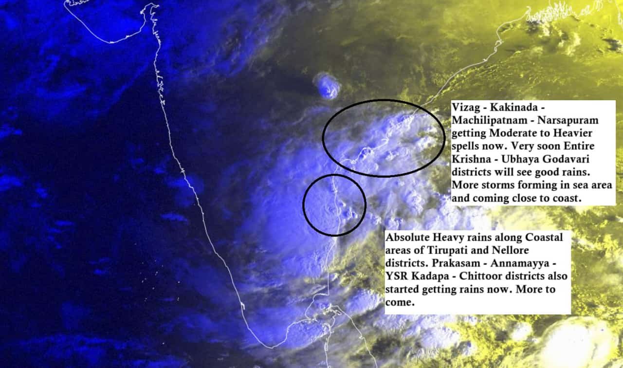 Northeast Monsoon Rain in Coastal Andhra