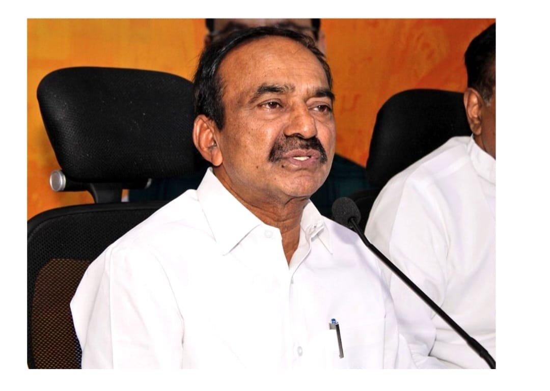 Etela Rajender Leading Protest Against Revant Reddy's Government
