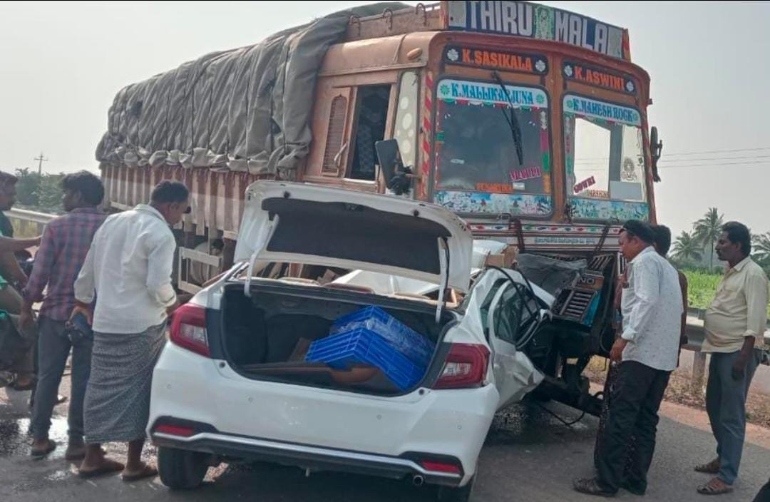 Anantapur Road Accident Scene