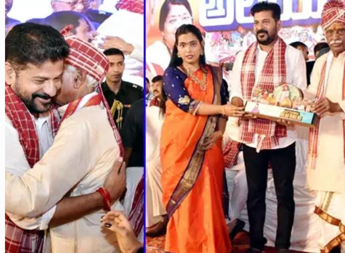 CM Revanth Reddy and Bandaru Dattatreya at Aalay Balay Event