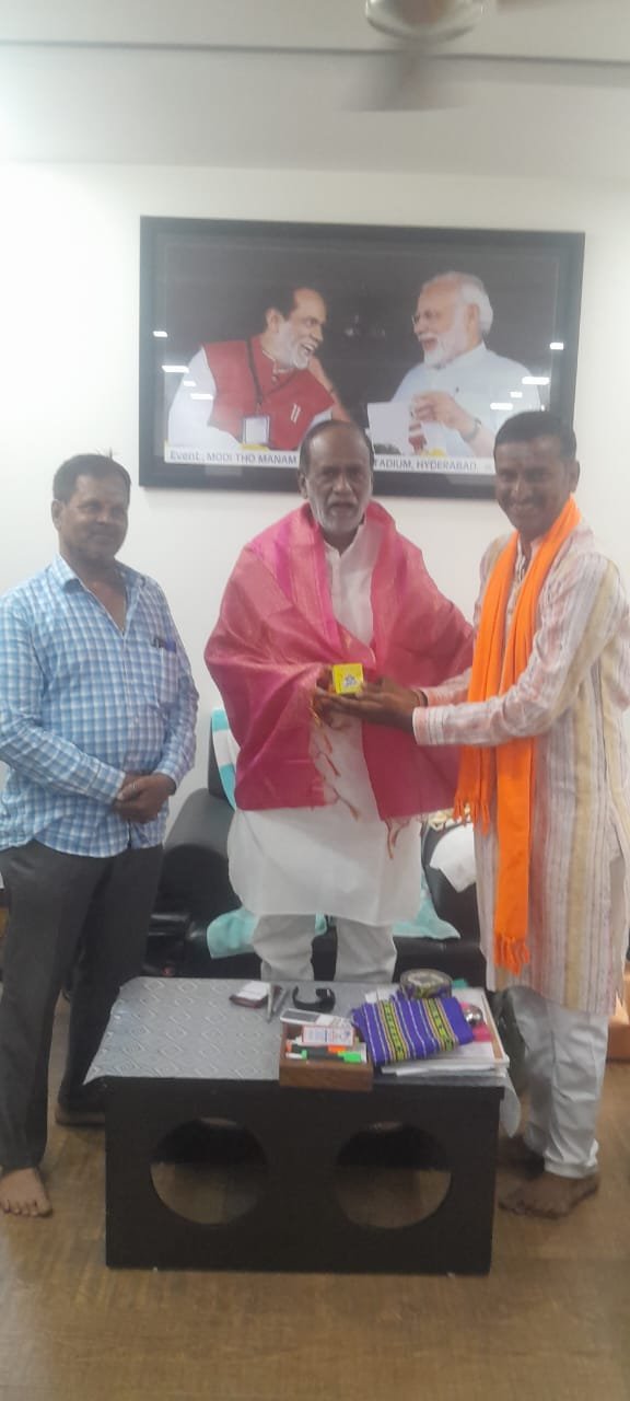 : Basar BJP President Meeting Rajya Sabha Member