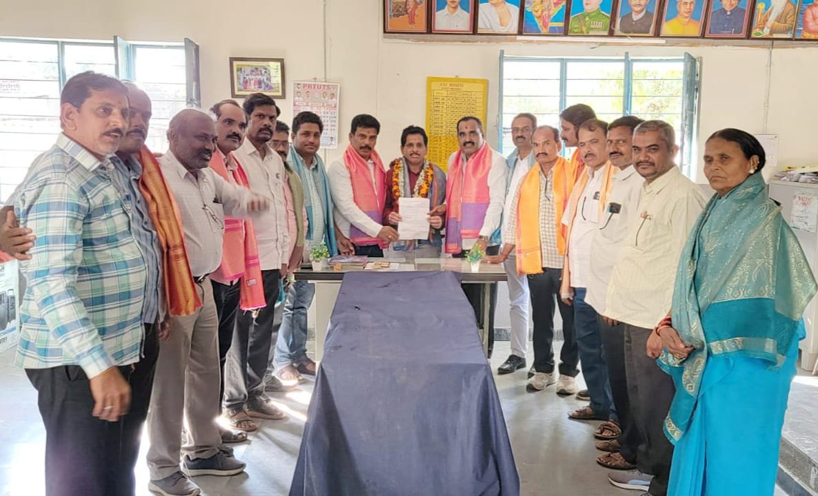 Teachers Meeting at Machkal School with BV Ramana Rao and Teachers