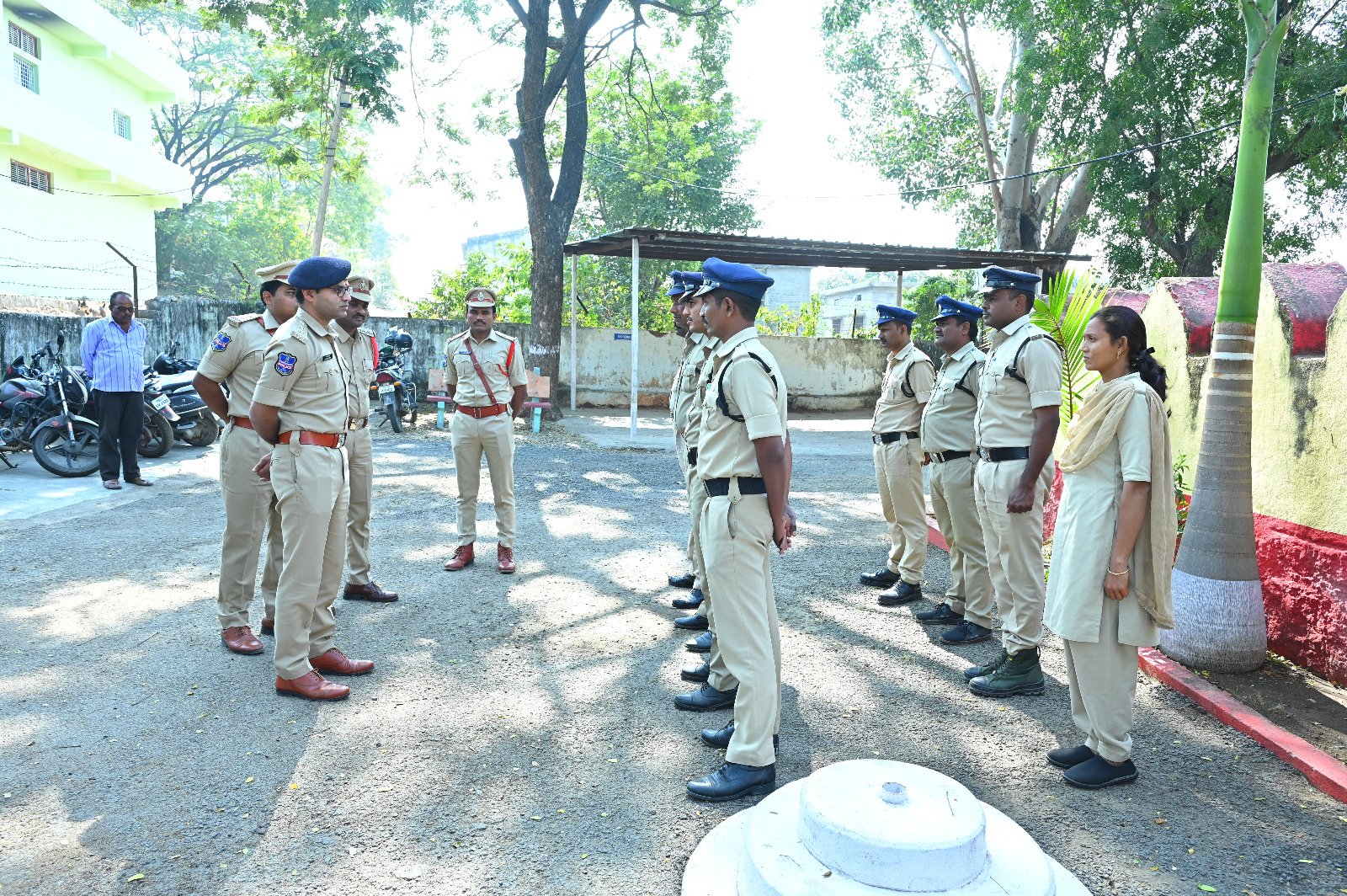 Additional_SP_Visit_Sarangapur_Police_Station