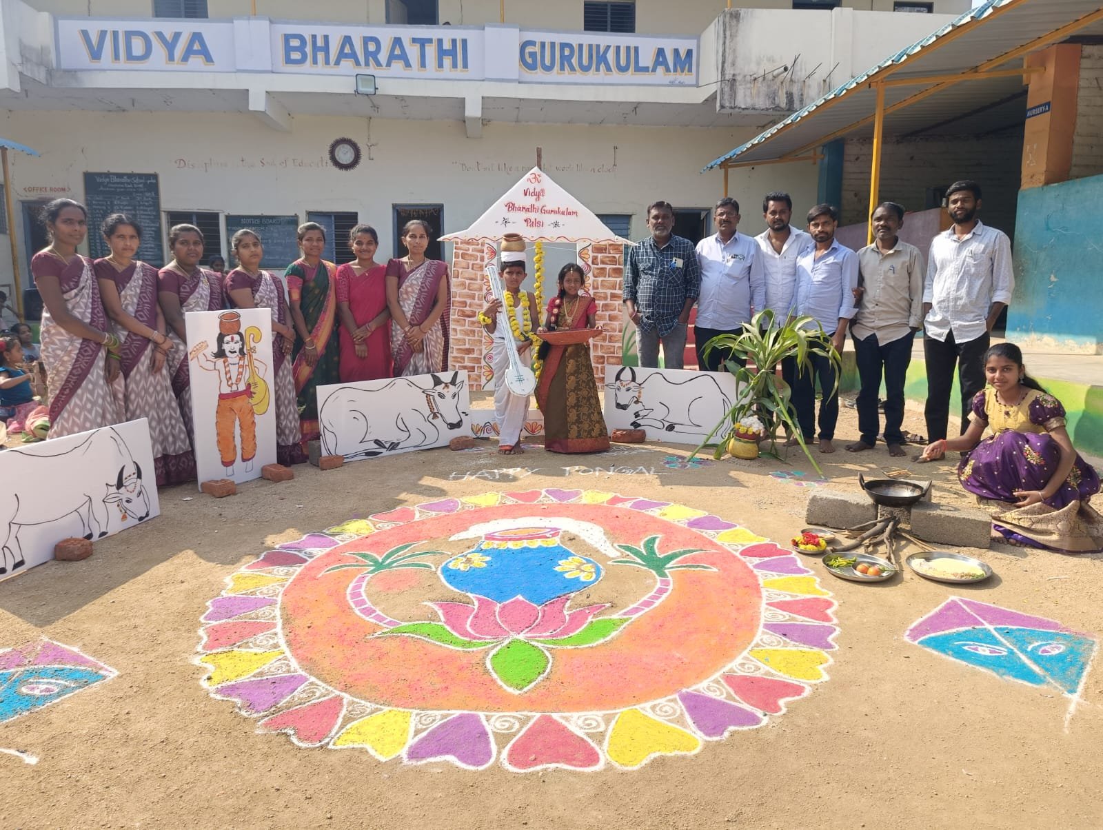 Sankranti_Celebrations_Kubheer_School_Students