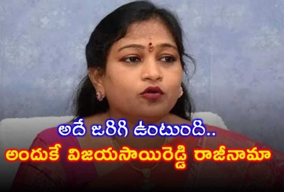 విజయసాయిరెడ్డి రాజీనామా - హోంమంత్రి అనిత స్పందన