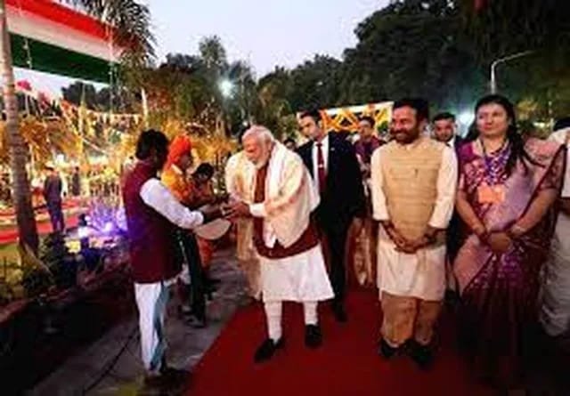 Sankranti Celebration with Modi, Kishan Reddy, and Celebrities