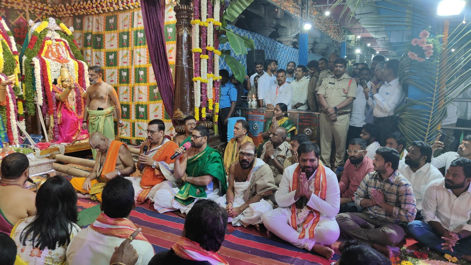  MP Vamshi Krishna Visits Dharmapuri Temple on Mukkoti Ekadashi