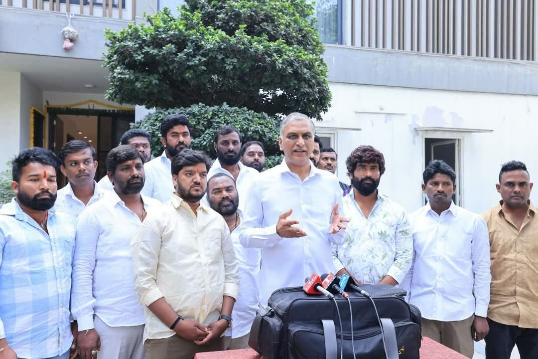 Media Conference on Kaushik Reddy's Bail in Kokapet, Hyderabad