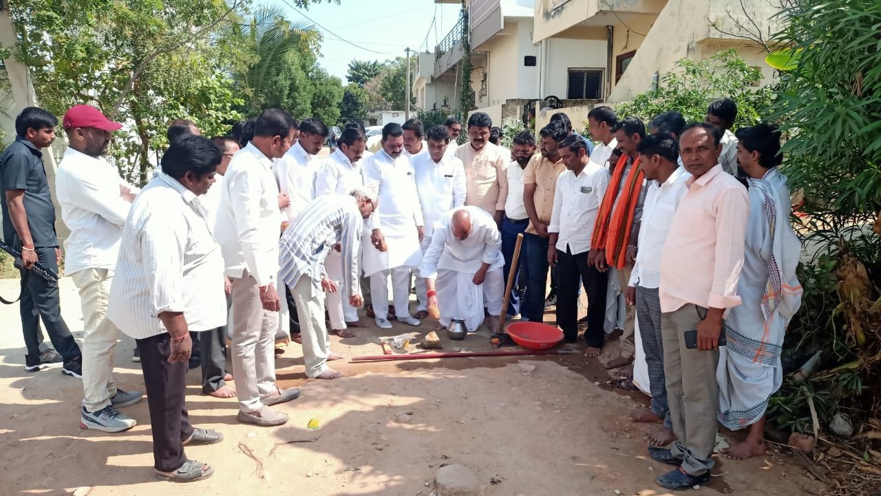 MLA Power Ramarao Patel at Basara welfare programs