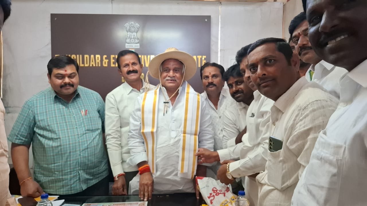 MLA Power Ramarao Patel at Basara welfare programs