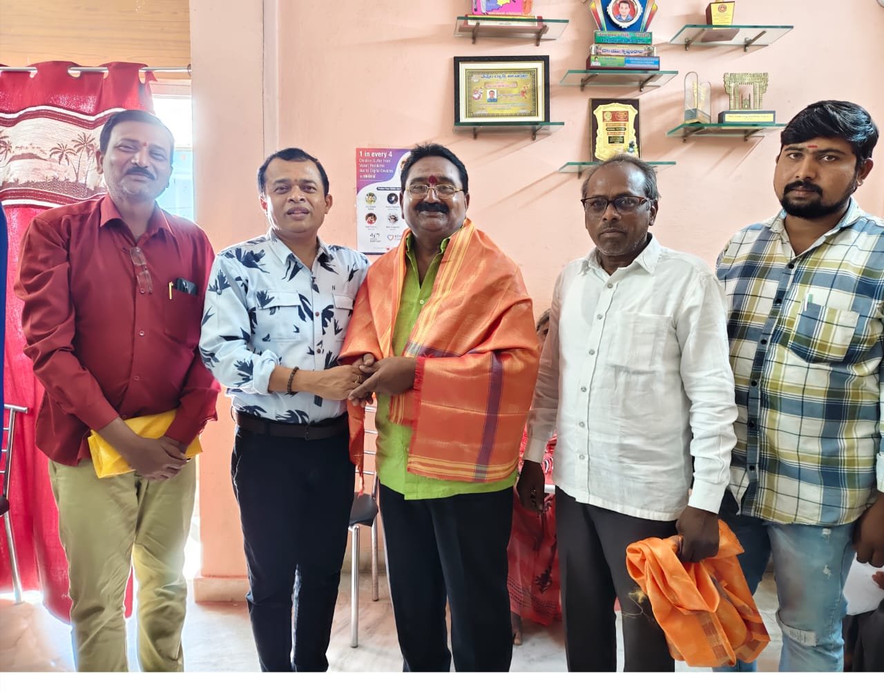 Telecom Advisory Committee Member Ponnam Narayan Goud Honored in Nirmal