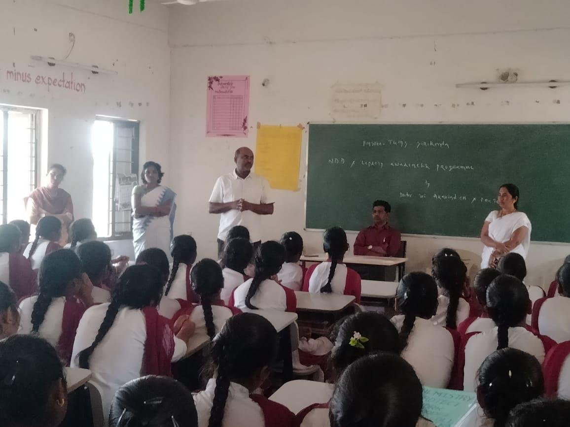 Leprosy Awareness Session at Sirikonda School