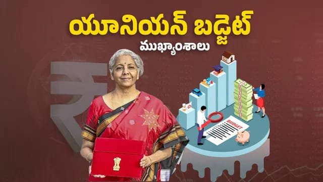 2025 కేంద్ర బడ్జెట్ – నిర్మలా సీతారామన్