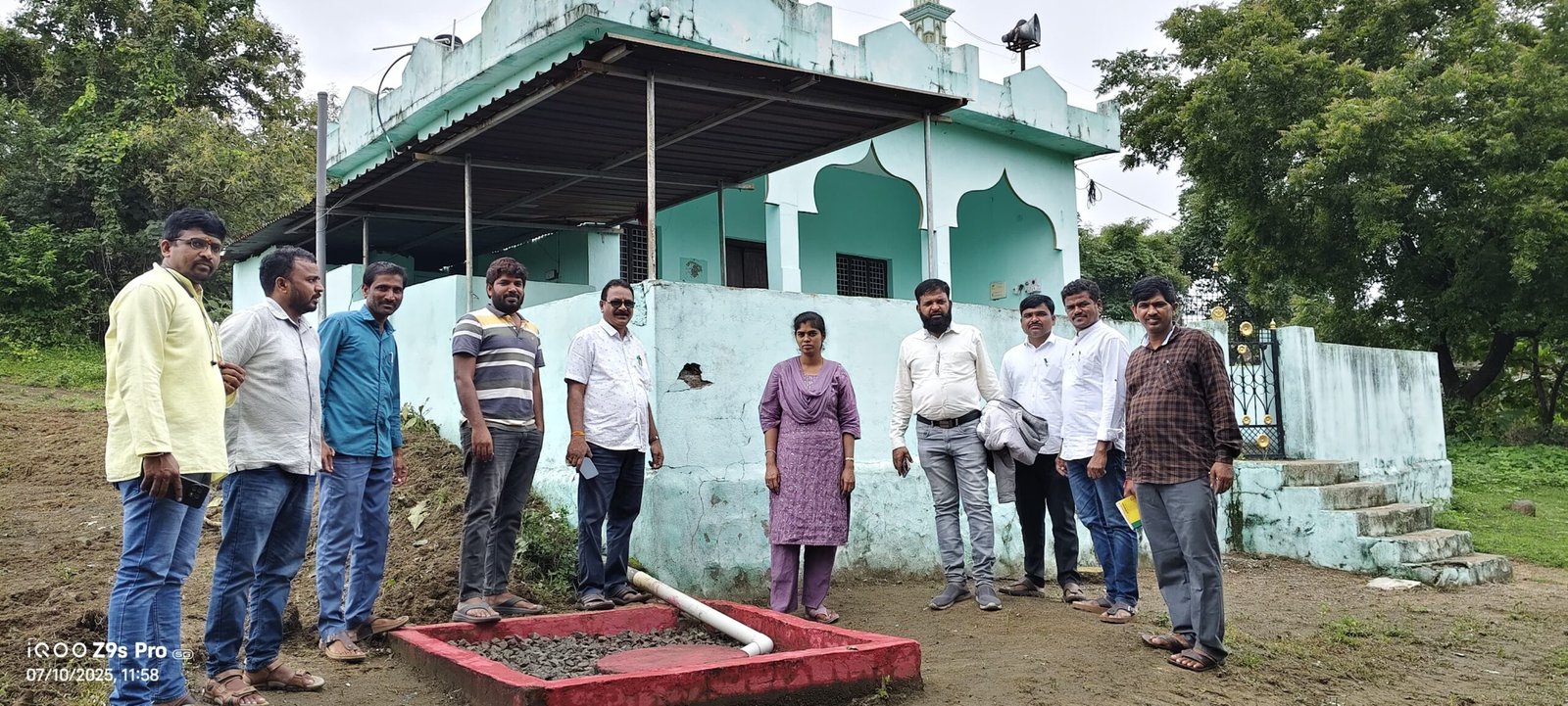 దౌనెల్లి గ్రామంలో అభివృద్ధి పనులను పరిశీలించిన స్వచ్ఛ సర్వేక్షన్ కేంద్ర బృందం