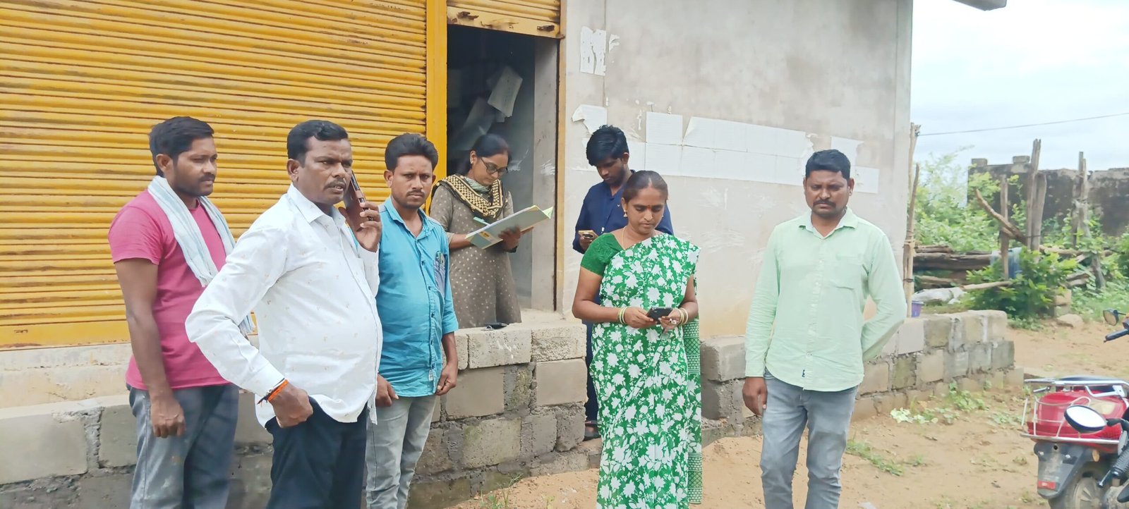 భీమారం మండలం కొత్తపల్లి గ్రామంలో స్వచ్ఛ సర్వేక్షన్ గ్రామీణ్ టీం పర్యటన.